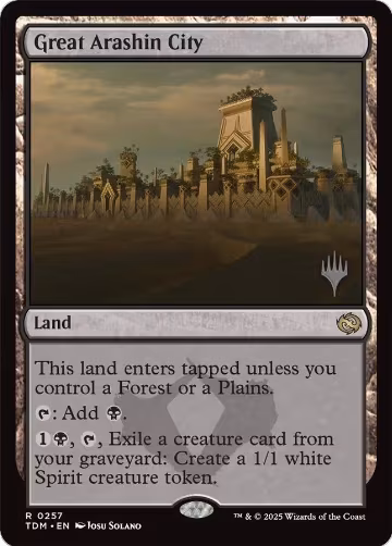 Great Arashin City (257), Promo Pack: Tarkir: Dragonstorm — Magic card price