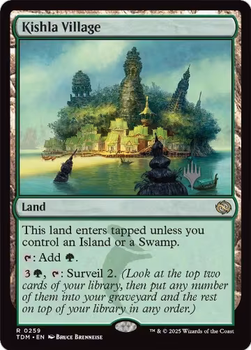 Kishla Village (259), Promo Pack: Tarkir: Dragonstorm — Magic card price
