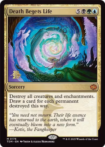 Death Begets Life (176), Prerelease Cards — Magic card price