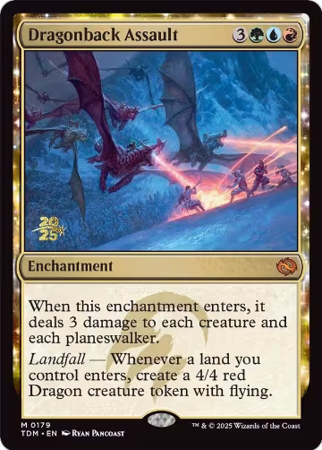 Dragonback Assault (179), Prerelease Cards — Magic card price