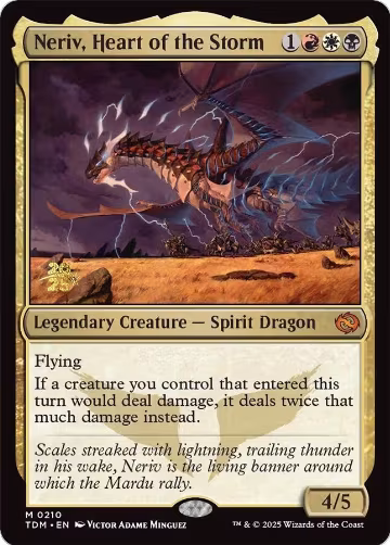 Neriv, Heart of the Storm (210), Prerelease Cards — Magic card price