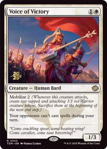 Voice of Victory (33), Prerelease Cards — Magic card price