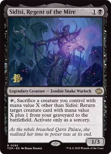 Sidisi, Regent of the Mire (92), Prerelease Cards — Magic card price