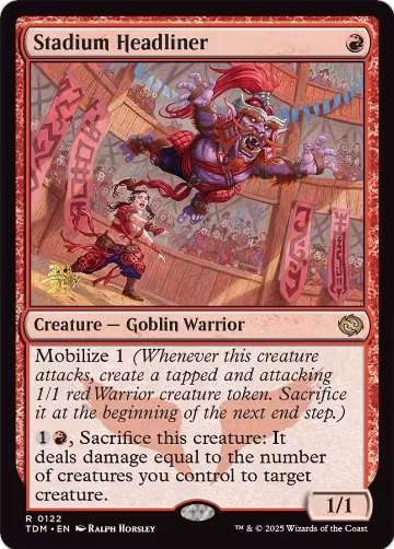Stadium Headliner (122), Prerelease Cards — Magic card price