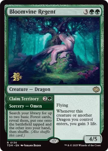Bloomvine Regent (136), Prerelease Cards — Magic card price