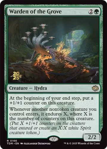 Warden of the Grove (166), Prerelease Cards — Magic card price