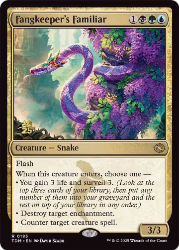 Fangkeeper's Familiar (183), Prerelease Cards — Magic card price