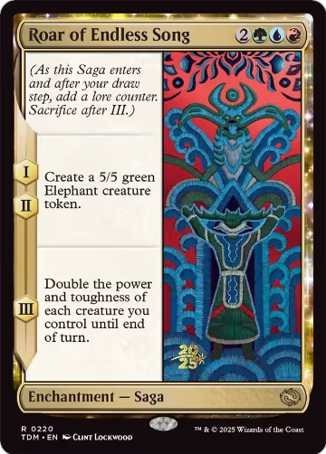 Roar of Endless Song (220), Prerelease Cards — Magic card price