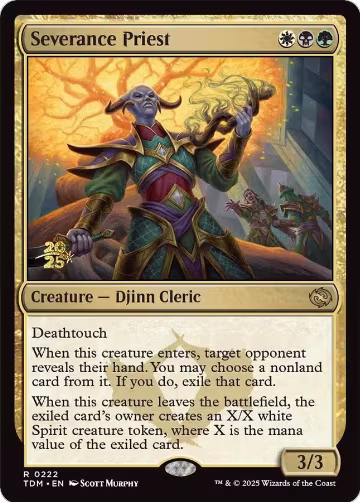 Severance Priest (222), Prerelease Cards — Magic card price