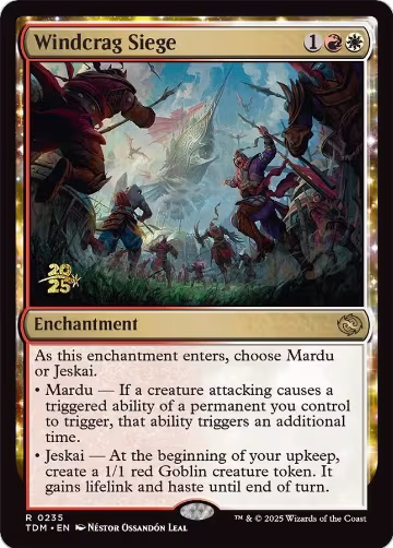 Windcrag Siege (235), Prerelease Cards — Magic card price