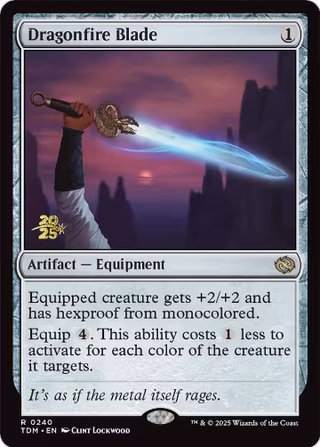 Dragonfire Blade (240), Prerelease Cards — Magic card price