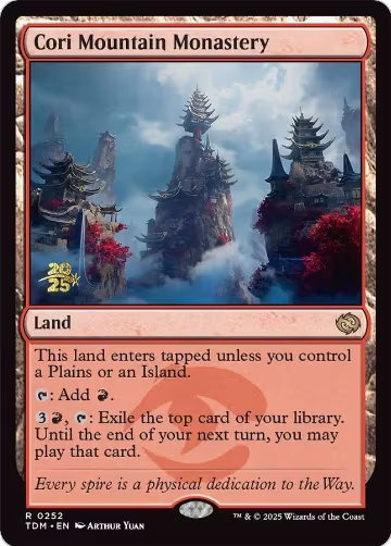 Cori Mountain Monastery (252), Prerelease Cards — Magic card price
