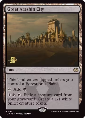 Great Arashin City (257), Prerelease Cards — Magic card price