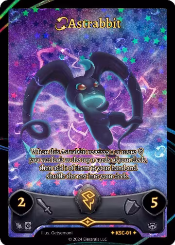 Astrabbit (Full Art) (Stellar) (KSC-01), Clash! Promos — Elestrals card price