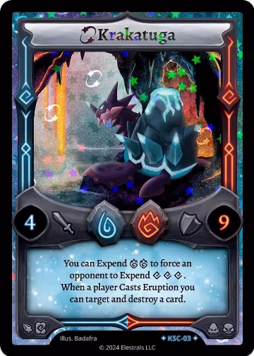 Krakatuga (Stellar) (KSC-03), Clash! Promos — Elestrals card price