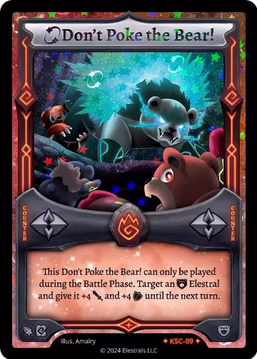Don't Poke the Bear! (Stellar) (KSC-09), Clash! Promos — Elestrals card price