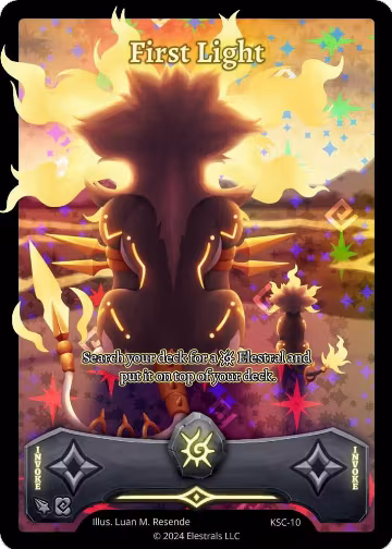 First Light (Full Art) (KSC-10), Clash! Promos — Elestrals card price