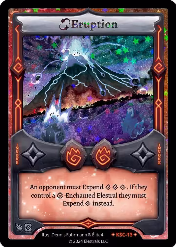 Eruption (Stellar) (KSC-13), Clash! Promos — Elestrals card price