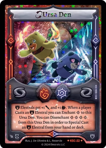 Ursa Den (Stellar) (KSC-22), Clash! Promos — Elestrals card price