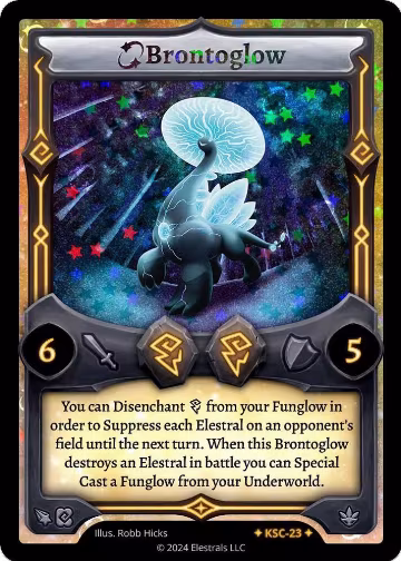 Brontoglow (Stellar) (KSC-23), Clash! Promos — Elestrals card price