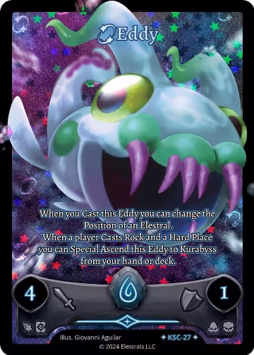 Eddy (Full Art) (Stellar) (KSC-27), Clash! Promos — Elestrals card price