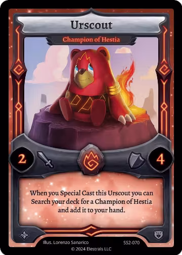 Urscout - Champion of Hestia (SS2-070), Shattered Stars Chapter 2 [SS2] — Elestrals card price