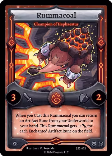 Rummacoal - Champion of Hephaestus (SS2-073), Shattered Stars Chapter 2 [SS2] — Elestrals card price