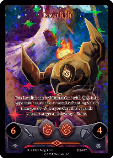 Lavalith (SS2-077), Shattered Stars Chapter 2 [SS2] — Elestrals card price