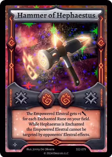 Hammer of Hephaestus (SS2-079), Shattered Stars Chapter 2 [SS2] — Elestrals card price