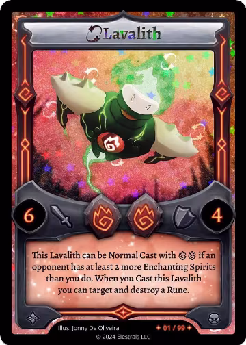Lavalith (Serialized) (/99), Shattered Stars Chapter 2 [SS2] — Elestrals card price