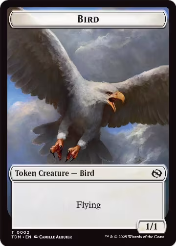 Bird // Monk Double-Sided Token (2 // 3), Tarkir: Dragonstorm — Magic card price