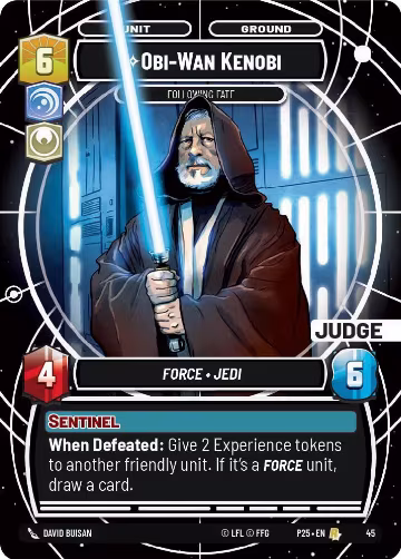 Obi-Wan Kenobi - Following Fate (45), Judge Promos — Star Wars card price
