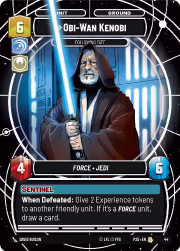 Obi-Wan Kenobi - Following Fate (44), Organized Play Promos — Star Wars card price