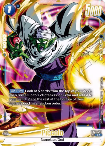 Piccolo (Alternate Art) (Limited Pack 01) (FB04-042), Tournament and Championship Promos — DB Fusion card price