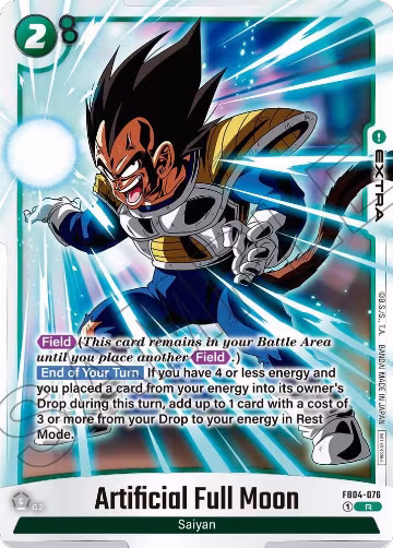 Artificial Full Moon (Limited Pack 01) (FB04-076), Tournament and Championship Promos — DB Fusion card price