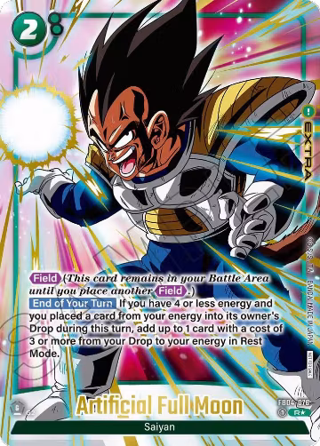 Artificial Full Moon (Alternate Art) (Limited Pack 01) (FB04-076), Tournament and Championship Promos — DB Fusion card price