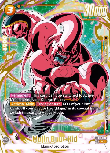 Majin Buu : Kid (Alternate Art) (Limited Pack 01) (FB04-095), Tournament and Championship Promos — DB Fusion card price