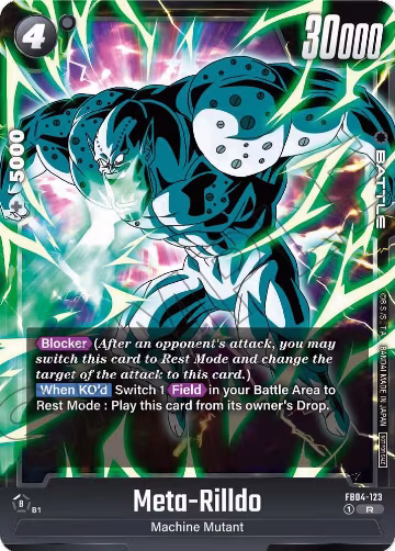 Meta-Rilldo (Limited Pack 01) (FB04-123), Tournament and Championship Promos — DB Fusion card price