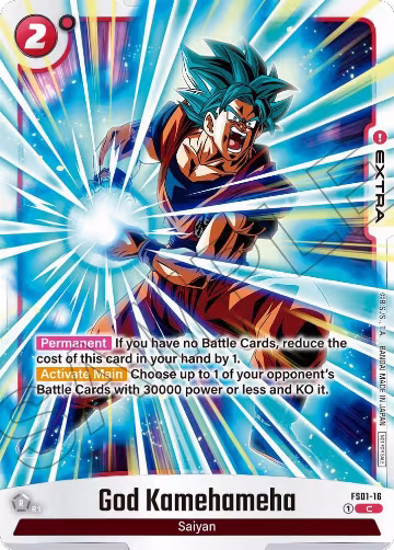 God Kamehameha (Limited Pack 01) (FS01-16), Tournament and Championship Promos — DB Fusion card price