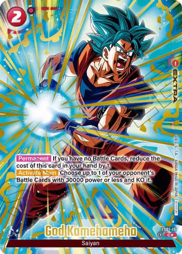 God Kamehameha (Alternate Art) (Limited Pack 01) (FS01-16), Tournament and Championship Promos — DB Fusion card price