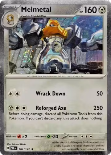 Melmetal - 104/142 (Cosmos Holo) (104/142), Miscellaneous Cards & Products — Pokémon card price