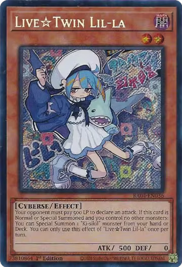 Live Twin Lil-la (Secret Rare) (RA04-EN036), Quarter Century Stampede — Yu-Gi-Oh! card price