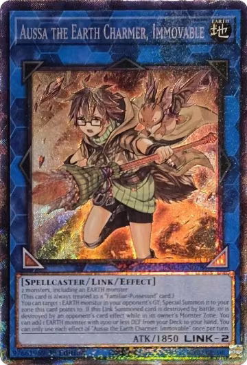Aussa the Earth Charmer, Immovable (PCR) (RA04-EN078), Quarter Century Stampede — Yu-Gi-Oh! card price