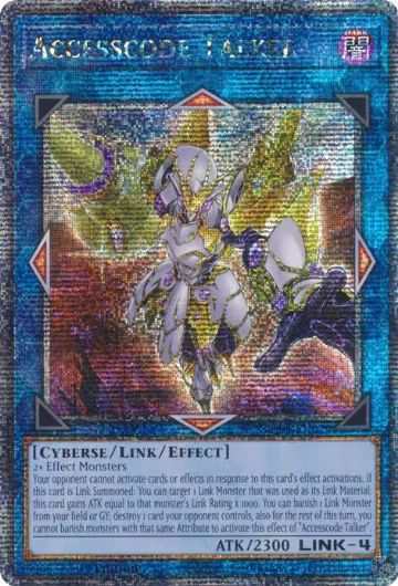 Accesscode Talker (New Art) (Quarter Century Secret Rare) (RA04-EN079), Quarter Century Stampede — Yu-Gi-Oh! card price
