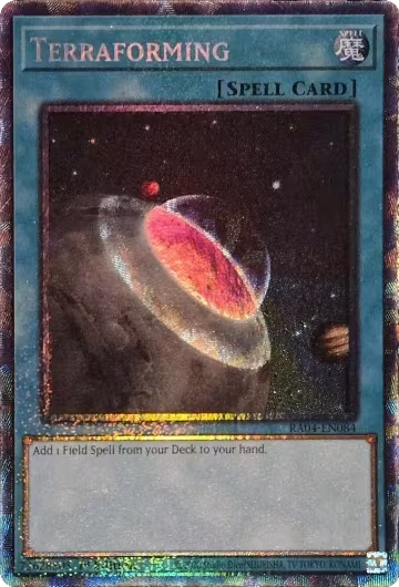 Terraforming (PCR) (RA04-EN084), Quarter Century Stampede — Yu-Gi-Oh! card price