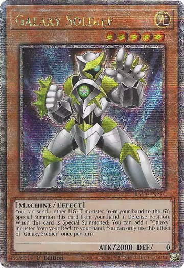Galaxy Soldier (Quarter Century Secret Rare) (RA04-EN219), Quarter Century Stampede — Yu-Gi-Oh! card price