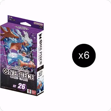 Starter Deck 26: PURPLE/BLACK Monkey.D.Luffy Display, ST-26: Starter Deck 26 PURPLE/BLACK Monkey.D.Luffy — One Piece sealed product price