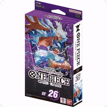 Starter Deck 26: PURPLE/BLACK Monkey.D.Luffy, ST-26: Starter Deck 26 PURPLE/BLACK Monkey.D.Luffy — One Piece sealed product price