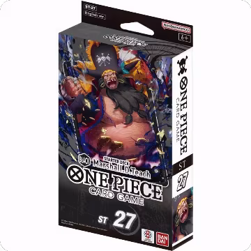 Starter Deck 27: BLACK Marshall.D.Teach, ST-27: Starter Deck 27 BLACK Marshall.D.Teach — One Piece sealed product price
