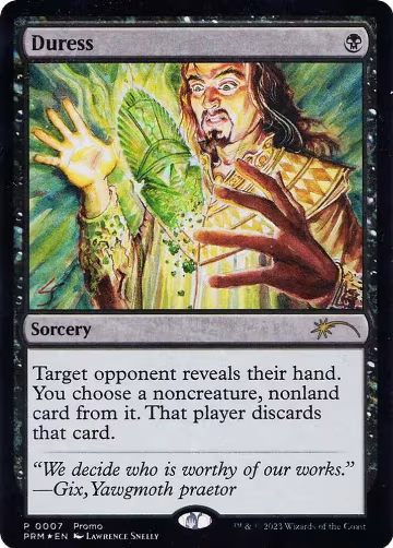 Duress (Graphic Novel Insert) (7), Media Promos — Magic card price
